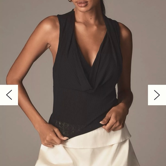 Anthropologie Tops - By Anthropologie Crop Cowl-Neck Top Size XL MSRP$ 58+